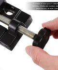 Hand adjusting vise on Hand Drill Kit For Jewelry Making And Woodworking Rotary Drill With Twist Bits Vise And PCB Drill Bits