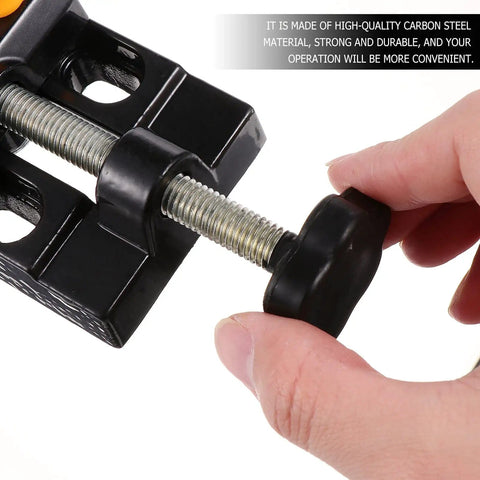 Hand adjusting vise on Hand Drill Kit For Jewelry Making And Woodworking Rotary Drill With Twist Bits Vise And PCB Drill Bits