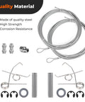 Lift Lock Safety System Kit With Release Cables And Latch Springs Includes Two FJ7595 Cables With Clamps And Two FJ7382 Latch Shaft