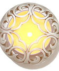 Sleek Silver Candle Jar Covers, Metallic Sleeves That Block Dust And Fingerprints While Encouraging An Even Melt Pool, Simple Wipe Accessory That Hits Different For Candle Vibes, decorative lid with intricate design.
