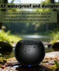 Pocket Sized Bluetooth Speaker With Deep Bass And Crisp Highs, 5W Stereo Sound, True Wireless Stereo Pairing, IP7 Waterproof