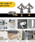 Self Drilling Drywall Anchor Kit With Screws For Hollow Walls And Gypsum Board Nylon Expansion Plugs used for photo frames and shelves.