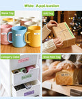 Slick Portable Bluetooth Label Maker With Included Tape, Compact Mini Label Printer for name, gift, category, and shop-item tags.