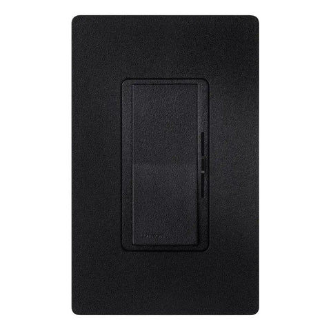 Electronic Low Voltage Dimmer For 300W Incandescent Or 120W Halogen, Single-Pole Or 3-Way, Paddle Switch With A Precise Slider, Midnight Finish, 120V