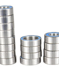 High Speed RC Bearing Kit With MR115 2RS 5x11x4mm MR128 2RS 8x12x3.5mm And MR105 2RS 5x10x4mm ABEC 3 Precision Bearings