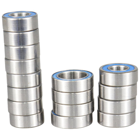 High Speed RC Bearing Kit With MR115 2RS 5x11x4mm MR128 2RS 8x12x3.5mm And MR105 2RS 5x10x4mm ABEC 3 Precision Bearings
