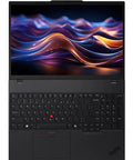 ThinkPad P16s Gen 4 Mobile Workstation with 4K Dolby Vision OLED touchscreen, visible keyboard and display, ideal for professionals