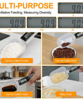 Must Have Digital Kitchen Scale And Measuring Spoon Duo With 0.05g Precision Up To 500g measuring flour, beans, syrup, and puree.