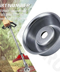 Beefed Up Blade Adapter Kit With Thrust Washer Plate Nut And Wrench For 128R 223L 223R 128LD 128RJ 128L 226RJ 123L 123LD 133R 224L String Trimmers Maintenance Attachment, featuring a thrust washer and flange in steel material.