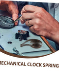 Steel Mainspring Clock Repair Kit For Mechanical Alarm Clocks 3 Pack Replacement Parts for DIY repair