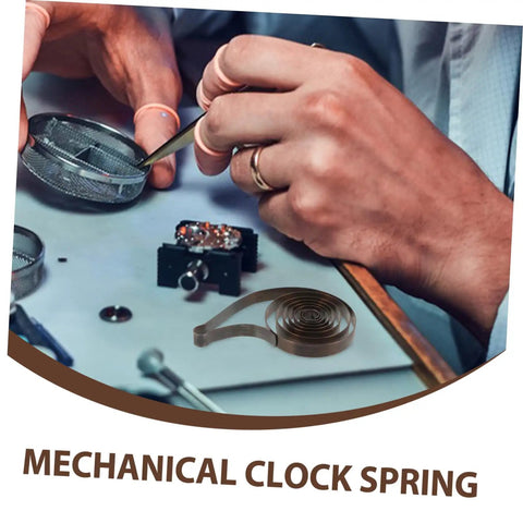 Steel Mainspring Clock Repair Kit For Mechanical Alarm Clocks 3 Pack Replacement Parts for DIY repair