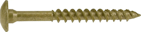 Real Deal Construction Lag Screws 5/16 X 3 Inch Bronze Finish wood fastener with star drive and reinforced neck.