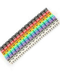 Wire Numbering Marker C Shape Cable Marker Tubes For Quick Cable ID 150 Pcs KCM 1.5mm 1.5 Square Easy Snap In Labels