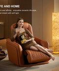 52 Inch Soft Light Floor Lamp With Slim Modern Design Cozy Warm 3000K LED Glow Tyvek Fabric Shade illuminating living room