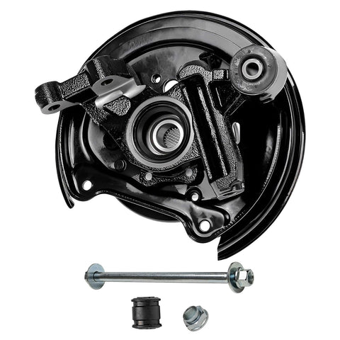 Direct Fit Rear Left Steering Knuckle And Wheel Hub Bearing Assembly For 2001 To 2008 Subaru Forester Driver Side Replacement Kit