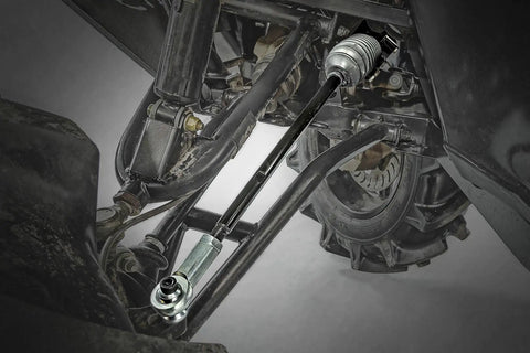 Beefed Up Heavy Duty Rack and Pinion For Polaris Ranger XP 900 And 1000 93115 Upgrade installed view with 22mm shaft