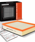 Engine Air Filter For Chevy GMC Cadillac Trucks And SUVs Fits Silverado Sierra Suburban Tahoe Yukon Escalade And More Delivers Clean Air, Peak Performance And Improved Fuel Efficiency For Daily Rides with packaging
