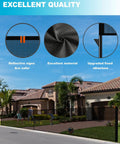 Heavy Duty Driveway Safety Net Fence Gate Mesh Portable Barrier for Backyard and Yard keeps kids pets and basketballs safe