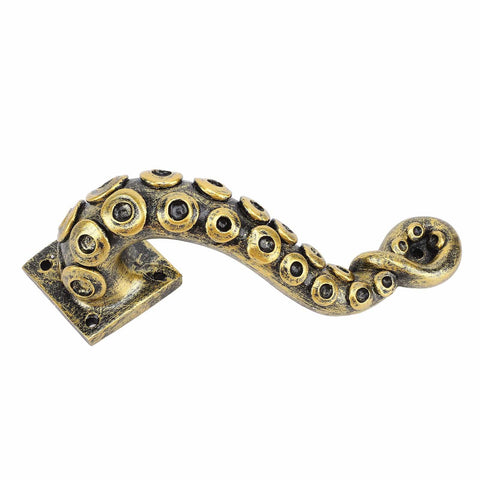 Dope Octopus Door Handle Resin Heavy Duty Vintage Bronze Cupboard Furniture Pull With Steampunk Design for indoor decor