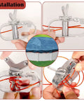 164 Ft Above Ground Pool Cover Cable And Winch Kit with ratchet winch installation for winter pool covers