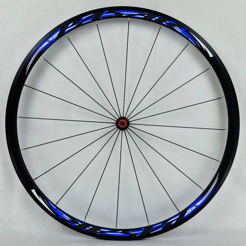 Beast 700C Carbon Wheelset For Road Bikes With 30mm Matte Black Rim Double Wall Aluminum Quick Release Hubs