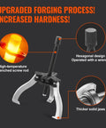 Gear Puller Set With 3 Inch And 7 Inch Pullers, 3 Jaw Gear Bearing Flywheel Pulley Removal Tool, showing forging process details