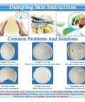 Hella Fast Automatic Dumpling Skin Maker Whips Up Ravioli Sheets And Pasta Dough Presser At Sixty Pieces Per Minute instructional guide on common dough issues.