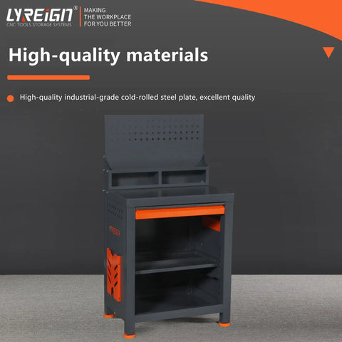 Cutting Tool Organizer Cart for CNC Machines and Workbenches, Heavy Duty Tool Storage Station Holder with durable ABS construction