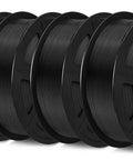 PETG Filament 1.75mm 4Kg Bundle Black for 3D Printing Tough Outdoor Parts and Mechanical Gears With Excellent Layer Adhesion
