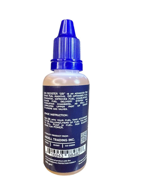 Powerful Gas Saver Additive 5 Bottle Pack For Gasoline And Diesel Engines To Run Cleaner, Boost Fuel Economy, bottle side view