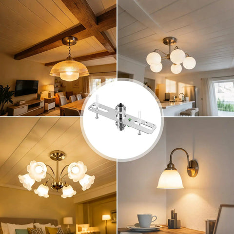 4 Inch Ceiling Light Mounting Bracket Kit Four Pack Universal Lamp Crossbar Hardware Set For Chandelier Wall Lights And Ceiling Fans