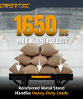 Beast Of A Heavy Duty Portable Folding Work Table With A 33 Point 5 Inch By 24 Inch Surface Handles Up To 1650 Lbs load