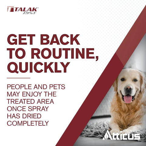 Talak 7.9 Percent Bifenthrin Insecticide Concentrate 96 Oz Ideal For Indoor And Outdoor Pest Control text with dog
