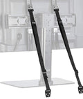 Heavy Duty TV Anti Tip Dual Cable Kit With Easy Install Hardware Adjustable TV Safety Straps for 65 inch flat panel mounting