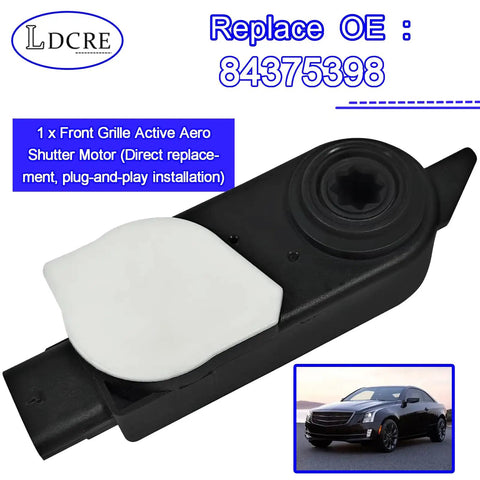 Front Grille Active Aero Shutter Motor Seriously Tough Replacement For Chevy Gmc Cadillac Rigs Getting Airflow Fully Sorted Fast Upgrading Engine Cooling Hella Dependable Direct Bolt On Part 84375398