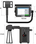 Take It Anywhere Portable 20W Handheld Fiber Laser Engraver For Metal Plastic Wood Glass With 110x110mm Marking Area 1064nm