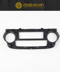 Front view of black Dasbecan AC control panel center dash vent trim for Honda CR-V 2007–2011, manual A/C