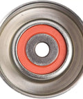 Premium Car Drive Belt Idler Pulley For Toyota Rebuild Kit top view showing metal and rubber materials for smooth engine operation.