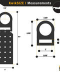 Gator Roof Anchor Kit Temporary Reusable Roof Anchor diagram with measurements, 3x14.5 inches, hinged design for roof work.