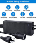 High Output AC To DC Converter 100V To 240V To 12V 10 Amp 120 Watt showing safety features like over charge and over current.