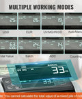 Hella Reliable Money Counter Machine With Legit Counterfeit Detection And Smooth Value Tracking Featuring Ultraviolet And Infrared Sensors showing multiple display modes.