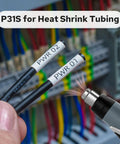 Top Tier Portable Bluetooth Label Maker And Wireless Printer Hella Tough For Serious Wire Cable Tagging illuminating heat shrink tubing labels.
