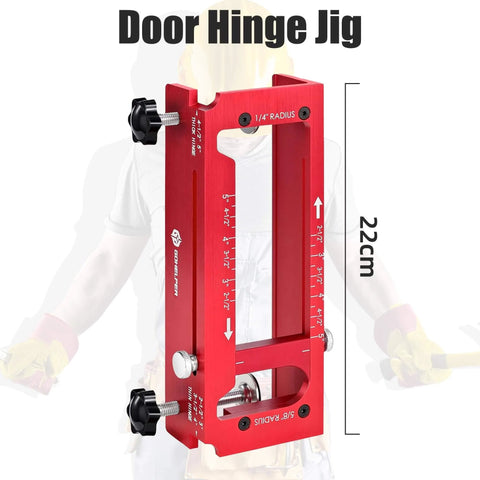 Door Hinge Jig Adjustable Mortise Jig Fits Door Hinges From Two Point Five To Five Inches Long And Various Thicknesses