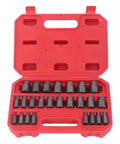 Beast Of A Screw And Fastener Extractor Set 25 Piece Molybdenum Steel Damaged Screw Remover Kit for Rusty Bolts and Nuts in red box