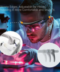 VOLTSPARK CO2 laser eye protection glasses, pink-tinted lens, OD 5+, for 9000–11000nm lasers