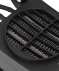 Top Shelf 220 Volt 300 Watt Electric Ceramic Ptc Air Heater With Built In Fan And Smart Thermostatic Control heat exchanger detail view.