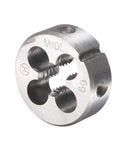 M10 X 1.5 Left Hand Tap And Die Set For Rethreading Damaged Threads Round Threading Die Kit close-up view