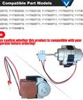 Refrigerator Evaporator Fan Motor 3015924900 D4612AAA36 DC 13V Replacement Easy Install, shows motor and wiring components