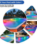 Color Changing LED Pool Light Bulb For Inground Pools 120V 40W Waterproof Submersible Replacement For 500W Pentair And Hayward Fixtures