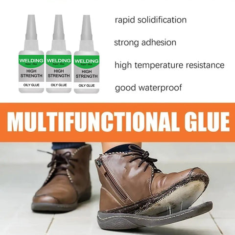 Heavy Duty Oily Glue 150ml Universal Super Glue Triple Pack For Metal Wood Ceramic Leather Glass Instant Bonding With Strong Adhesion And Long Lasting Repairs